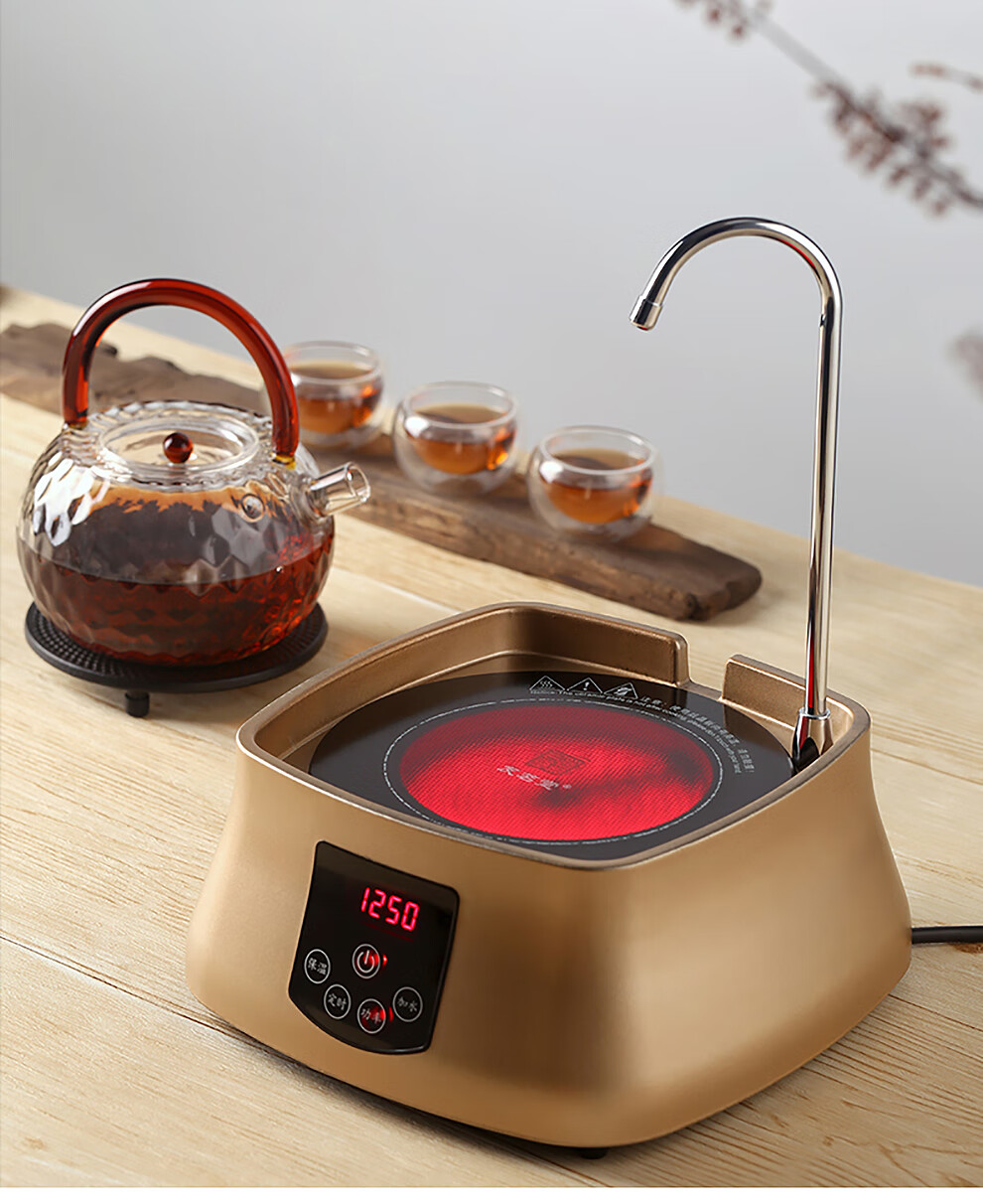 友茗堂电陶炉自动上水红外光波炉外壳智能定时烧水保温煮茶器电茶炉