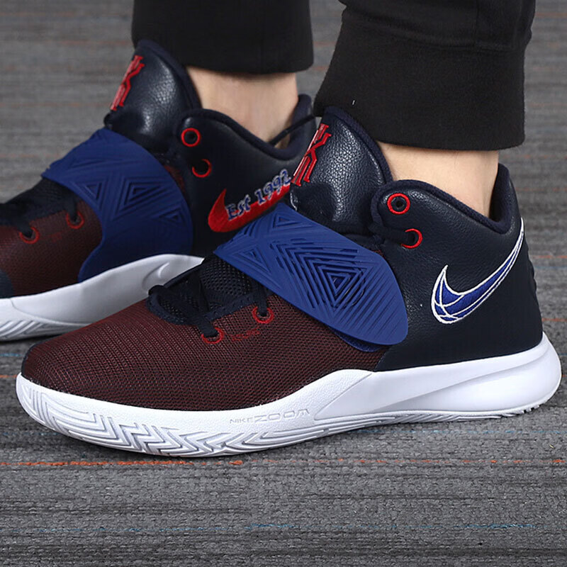 耐克篮球鞋男鞋2020冬季新款欧文6魔术贴运动鞋简版战靴低帮耐磨缓震