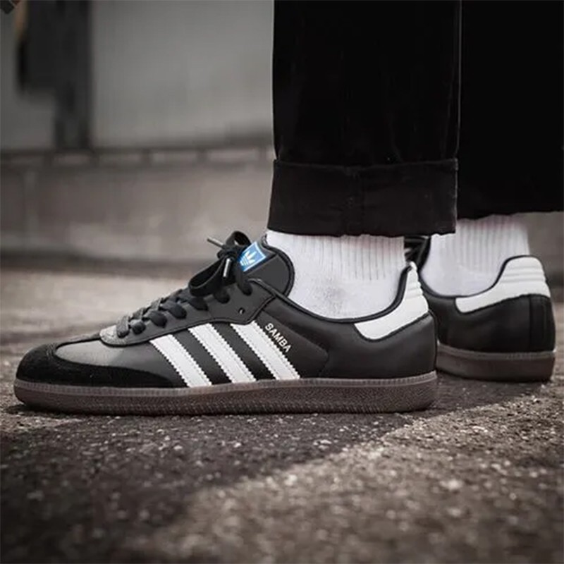 潮adidas阿迪达斯三叶草og德训鞋米白灰板鞋男女鞋子2021冬季新款运动