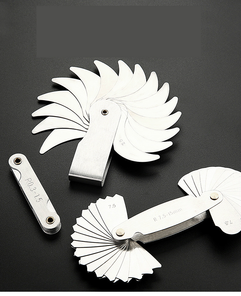 半径规r规样板高精度r角规测量工具圆弧尺r0315r17r7515r2550mm