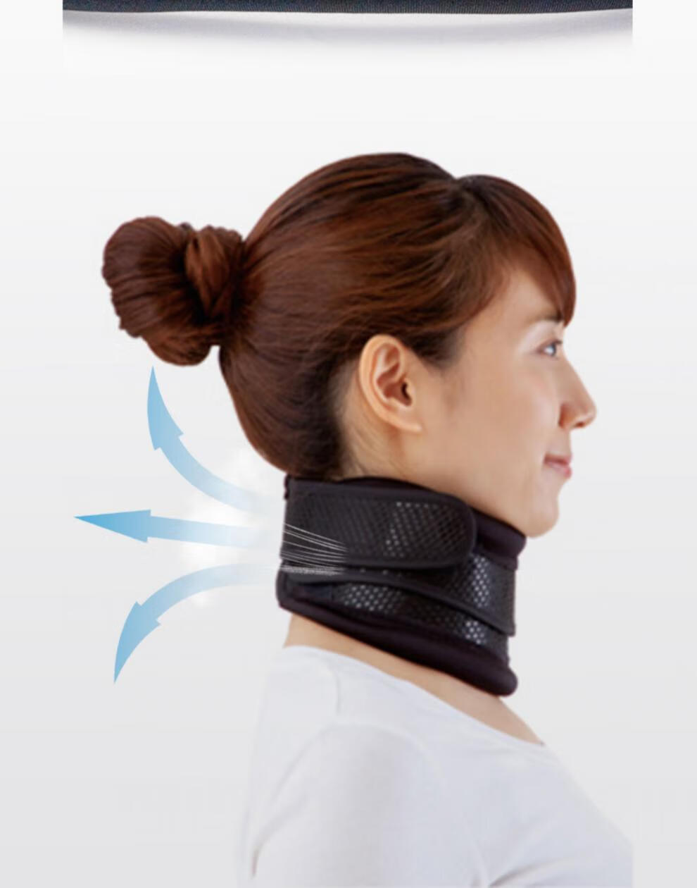 松川藤南日本进口 护颈颈托颈椎脖套防低头护脖子办公室护颈椎神器