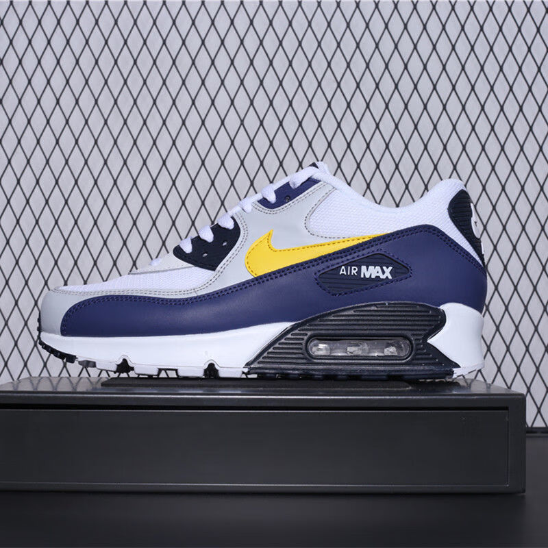 秋冬新款耐穿airmax90气垫男女运动鞋休闲鞋增高情侣透气跑步鞋黑海星