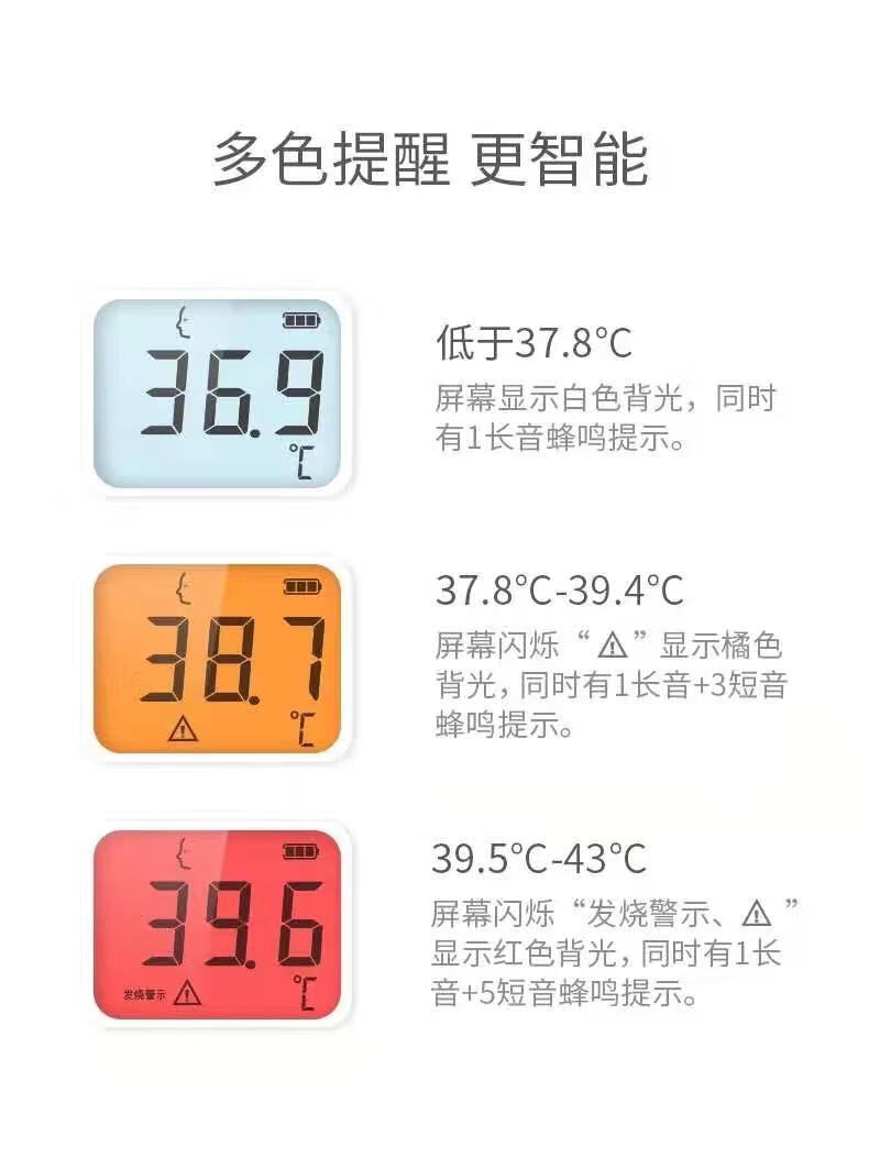 鱼跃(yuwell)红外测温仪yhw-3电子体温计家用医用成人儿童婴儿体温枪
