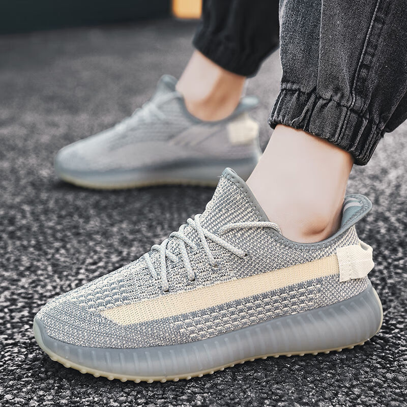 莆田aj椰子男鞋350软底防滑真爆中学生13岁14岁156网红潮鞋青少年