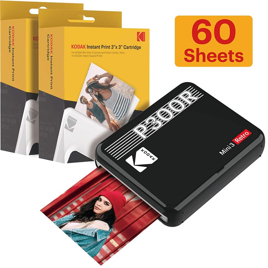 kodak mini 3 retro portable photo printer