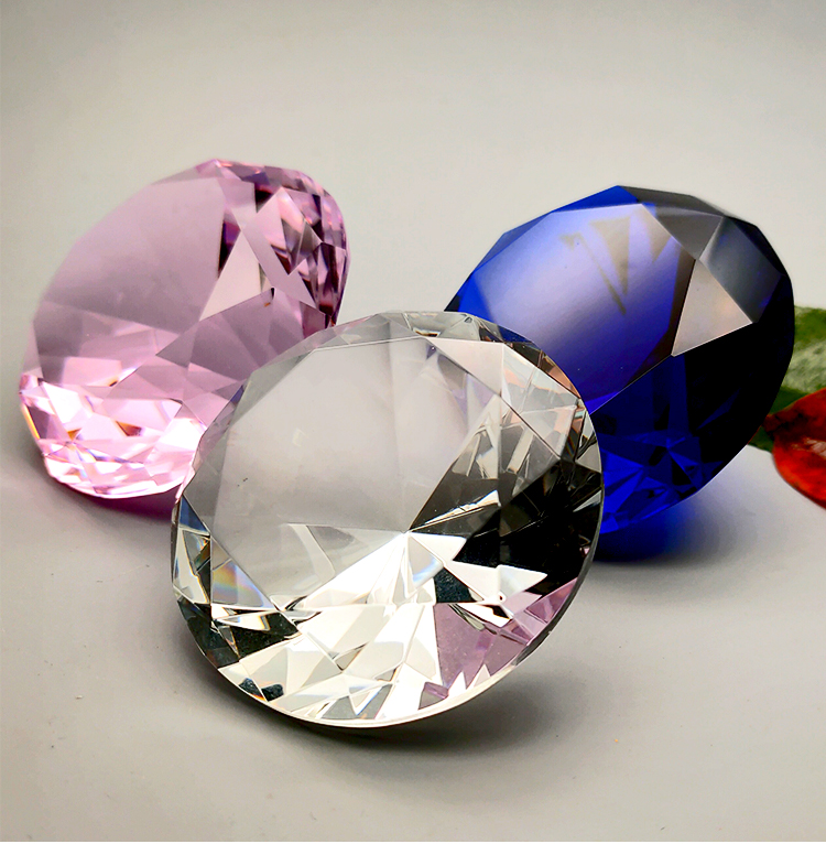 宝茄雷龙水晶玻璃大钻石摆件装饰人造宝石闪美甲拍摄道具闪儿童玩具