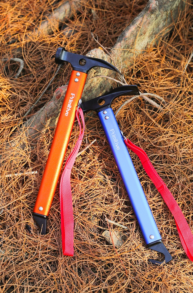 帐篷地钉锤 原始人户外多功能工具露营帐篷地钉锤子工兵野外求生装备