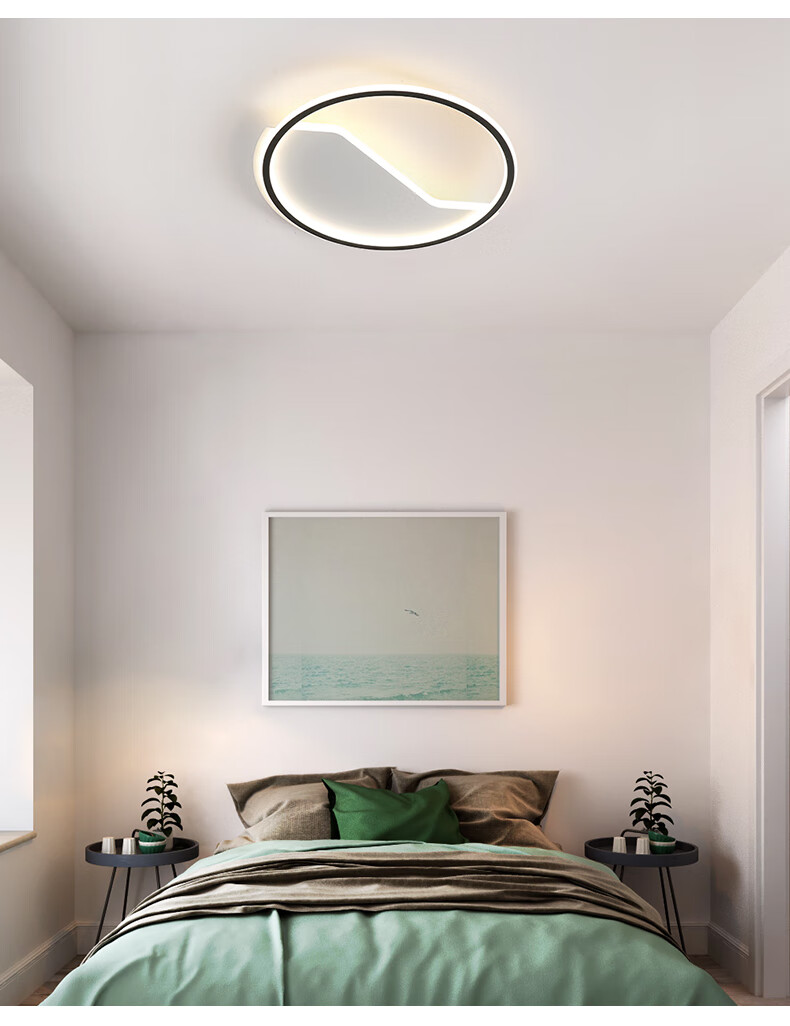 灯宴北欧灯具卧室灯现代简约网红几何创意房间灯书房灯个性艺术灯饰