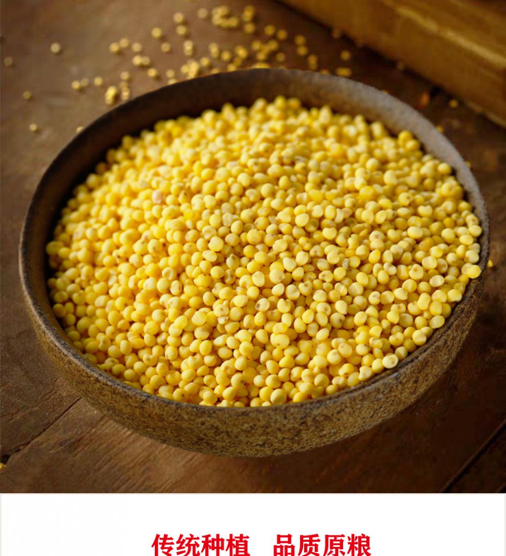 大黄米新米陕北粘糯小米粽子黏粘黄米煮粥杂粮5斤【图片 价格 品牌