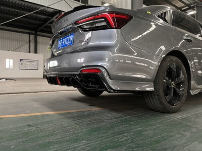 荣威i6max尾翼适用于20款改装火箭式大尾翼排气后唇小包围 刀锋尾翼碳