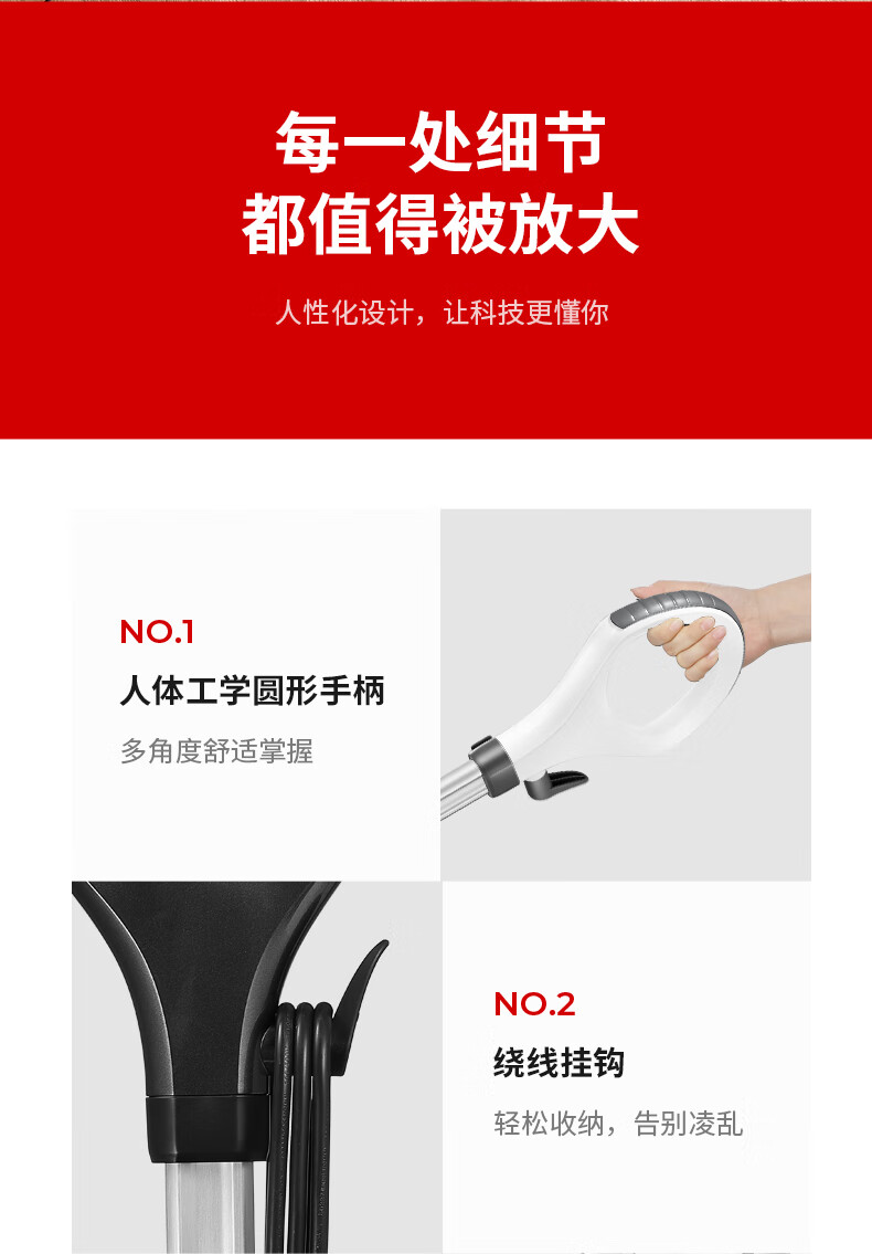 38061-Shark鲨客蒸汽拖把手持家用擦地拖地高温除菌多功能电动手持清洁机蒸汽干湿两用清洁机T8 Lite 蒸汽拖把T8 Lite-详情图