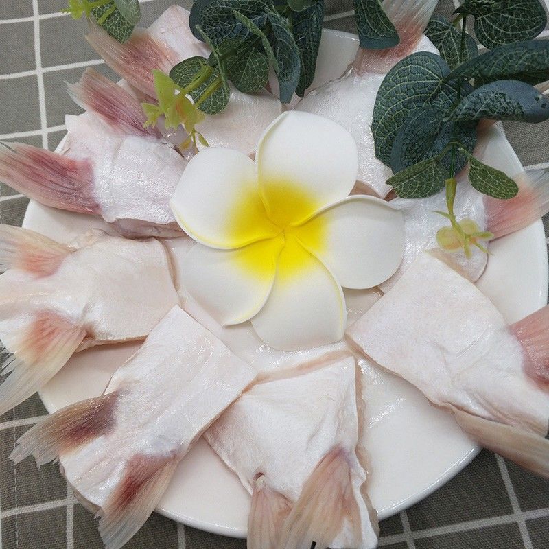 (jd生鲜)新鲜冷冻鮰鱼下巴巴沙鱼鳍食堂快餐酒店专用鮰鱼鳍 1斤装【尝