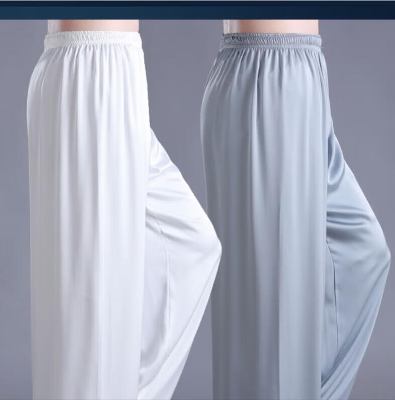 新款 太极服冰丝太极裤男女夏服装武术裤训练裤练功裤夏季太极拳练功