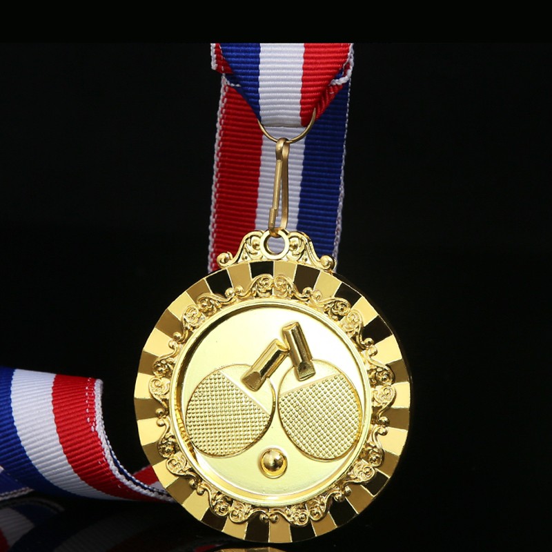 瑞普奖牌篮球足球跆拳道羽毛球乒乓球学校运动会冠亚季军奖牌定制金银