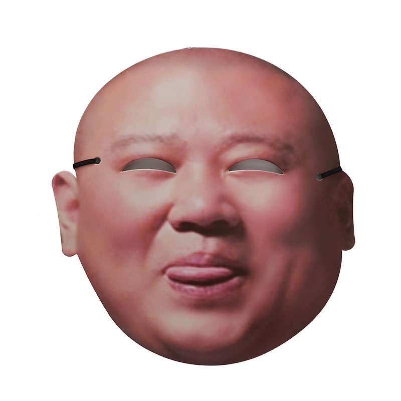 真人脸面具人皮面皮仿真人易容结婚道具假人脸皮面具头套男女 周星驰