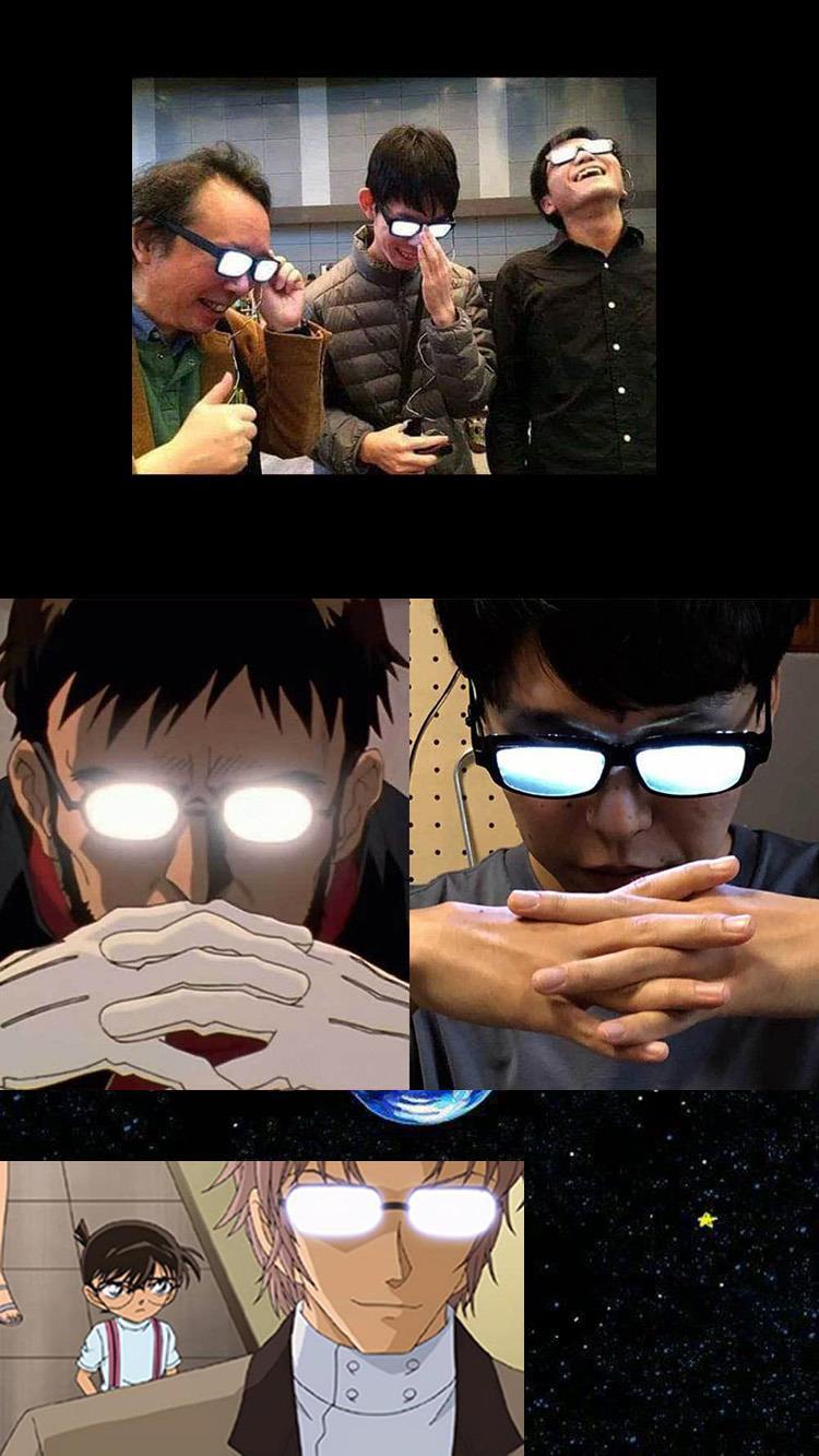 名侦探柯南发光眼镜柯南发光眼镜名侦探柯南的追踪眼镜柯南g同款眼镜