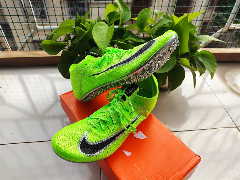 苏神全针织电镀跑钉鞋superfly elite2田径体测体考短跑比赛钉鞋 白粉