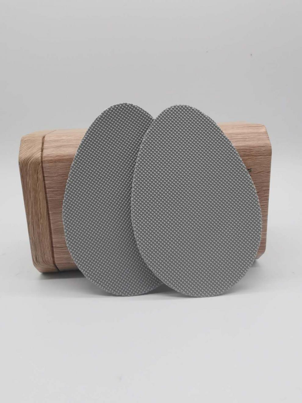 牛筋橡胶鞋底自粘保护贴防滑耐磨单鞋高跟鞋皮鞋前掌防滑片垫 浅色2双