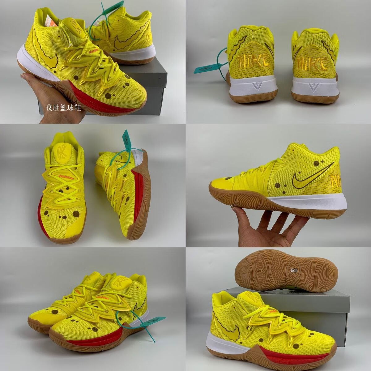 欧文5代篮球鞋笑脸埃及联名上帝之眼全明星黑人月高帮男女款战靴6