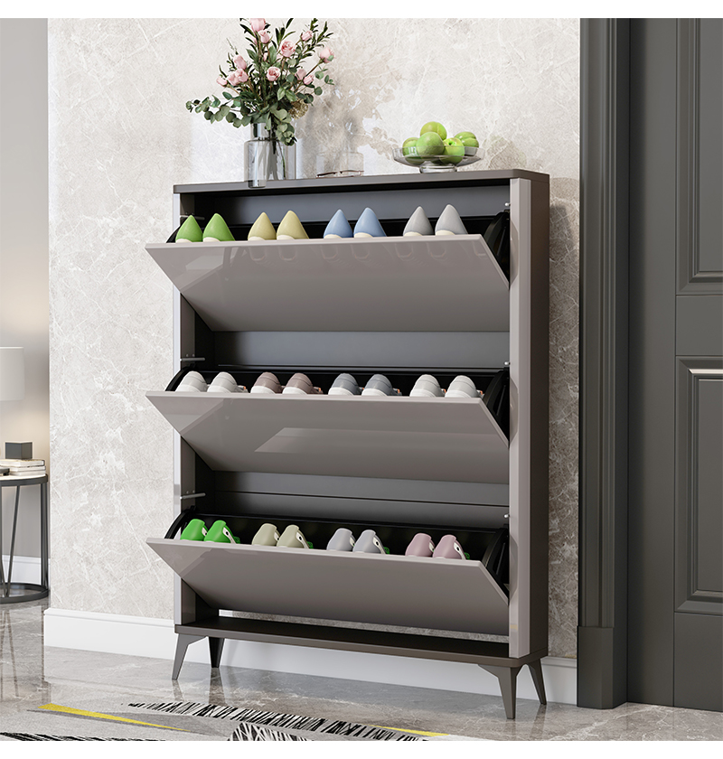 索讯科斜插式鞋柜翻斗式鞋柜新款2020收纳家用进门口大容量小户型玄关