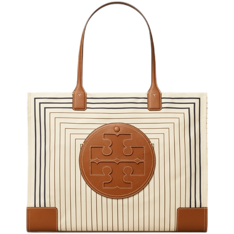 toryburch湯麗柏琦tb女包ella印花尼龍托特包女士經典款方型托特包box