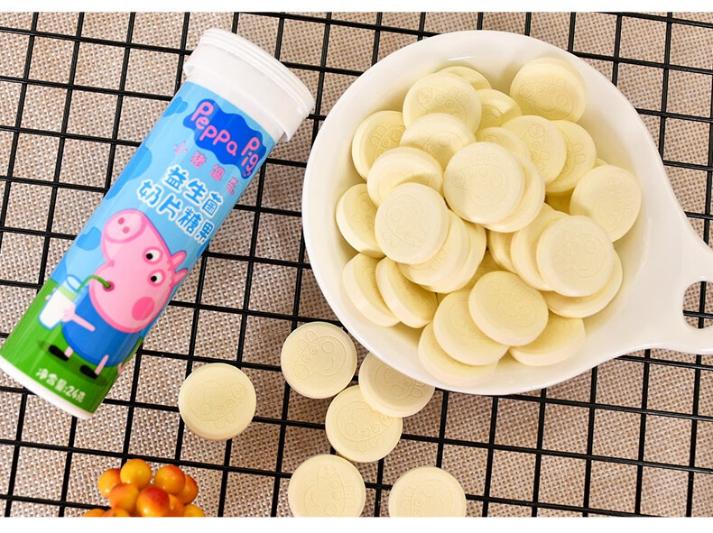 益生菌奶片糖果dha藻油干吃牛奶片儿童宝宝网红休闲零食益生菌奶片12