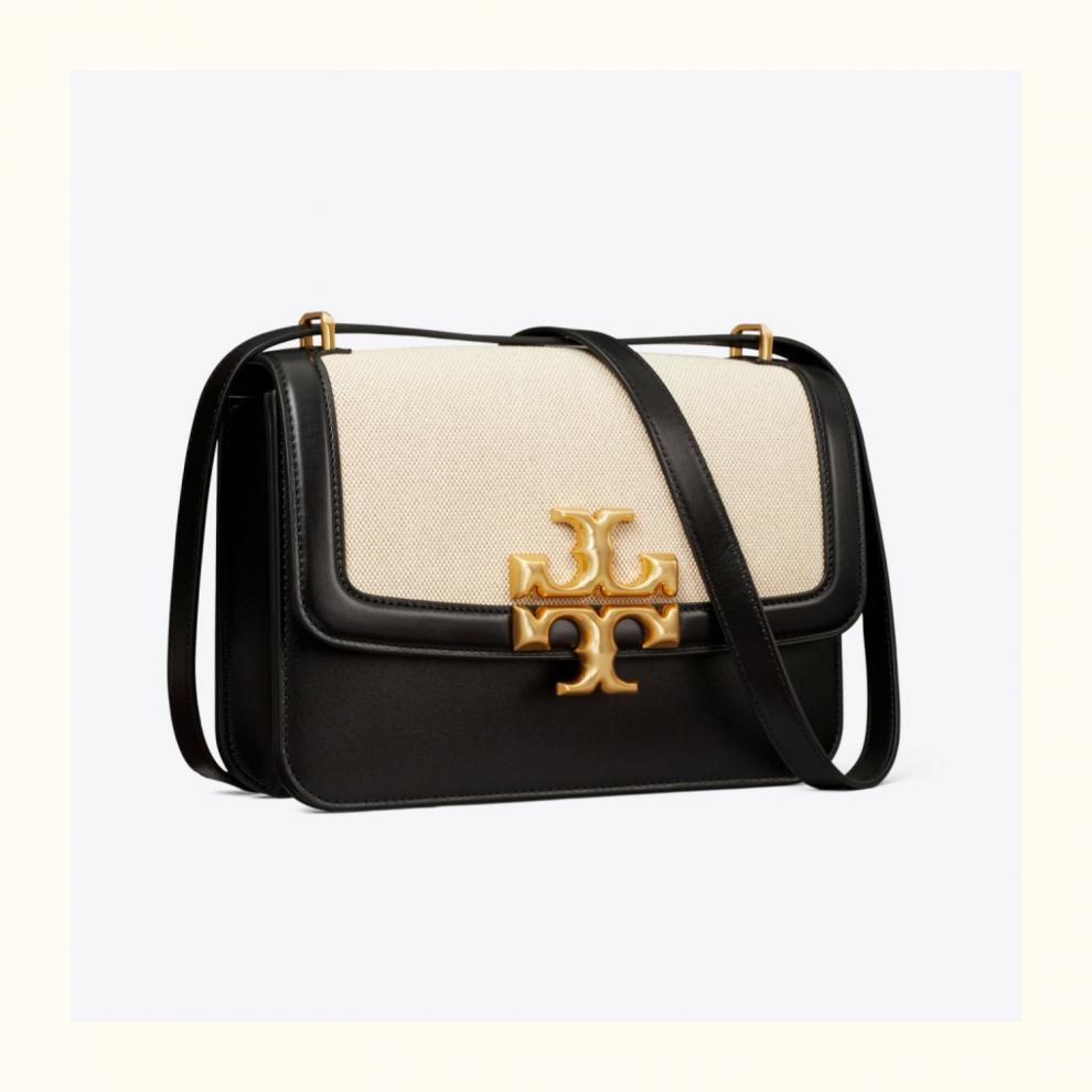 汤丽柏琦tb女包eleanor小方包单肩斜挎链条女包 皮带编织【图片 价格