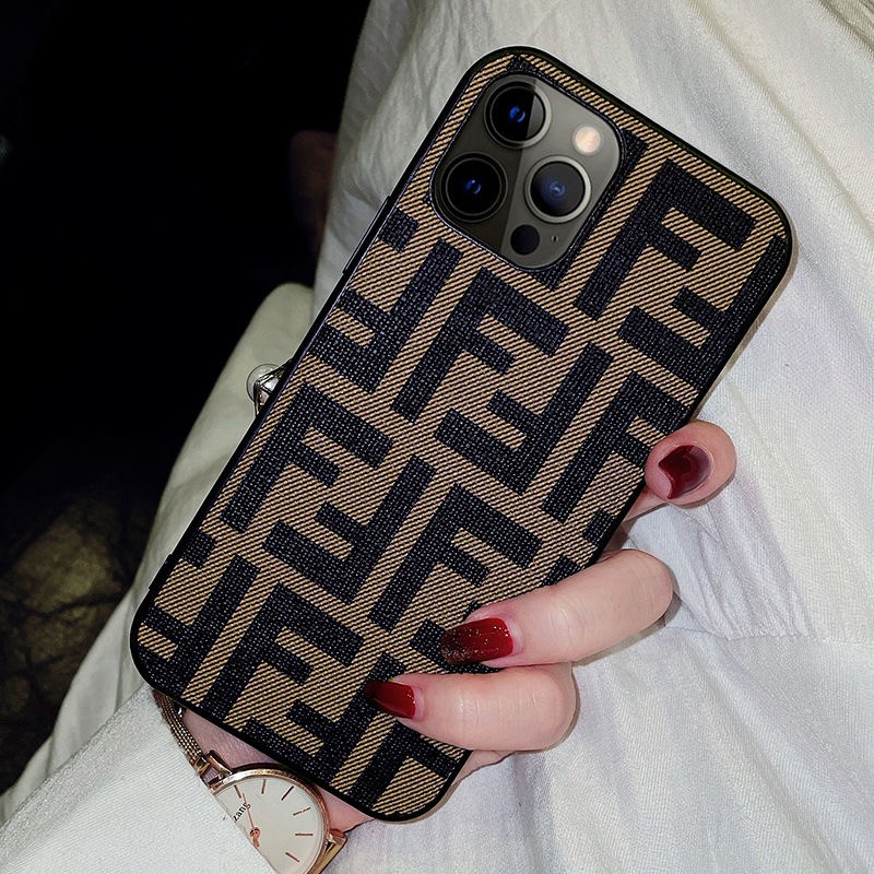 芬迪手机壳苹果适用芬迪苹果12手机壳13/11proiphonexsmax欧美皮套xr