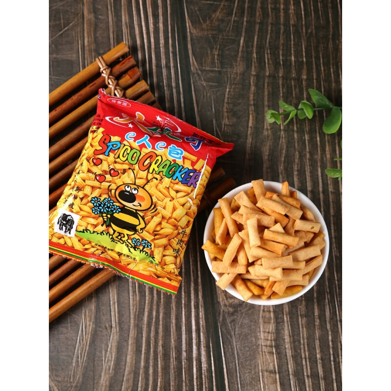大皮哥条牛肉味儿童网红怀旧小吃校园办公室休闲膨化零食 鲜味*80包