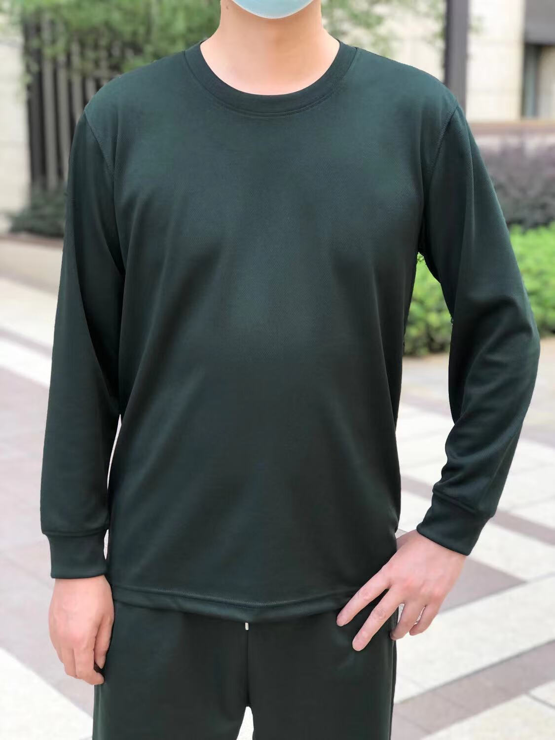 长袖体能服教官服际华3543新款长袖圆领衫单上衣速干体能服训练服反光