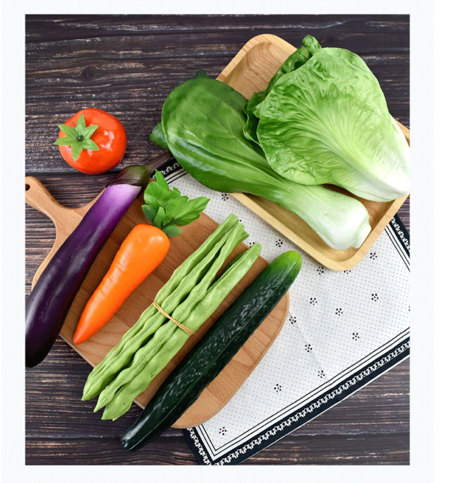 仿真蔬菜模型塑料假水果蔬菜青菜厨房装饰摆设道具幼儿童玩具摆件麦桑