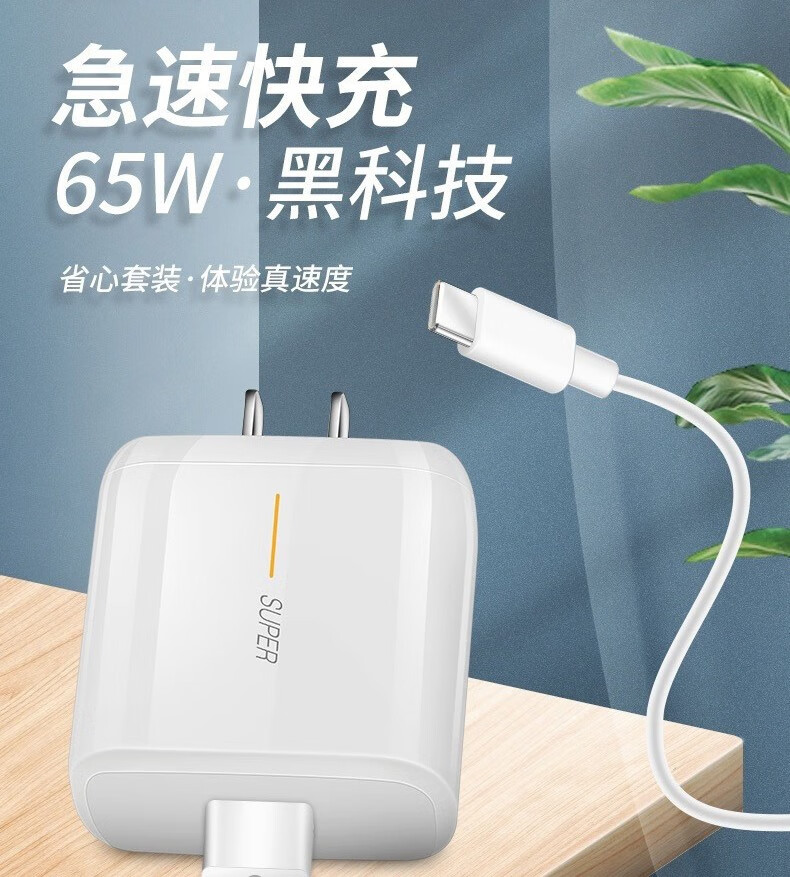 适用真我gt充电器65w闪充gtneo2大师探索版realme充电头x7x50q2pro快
