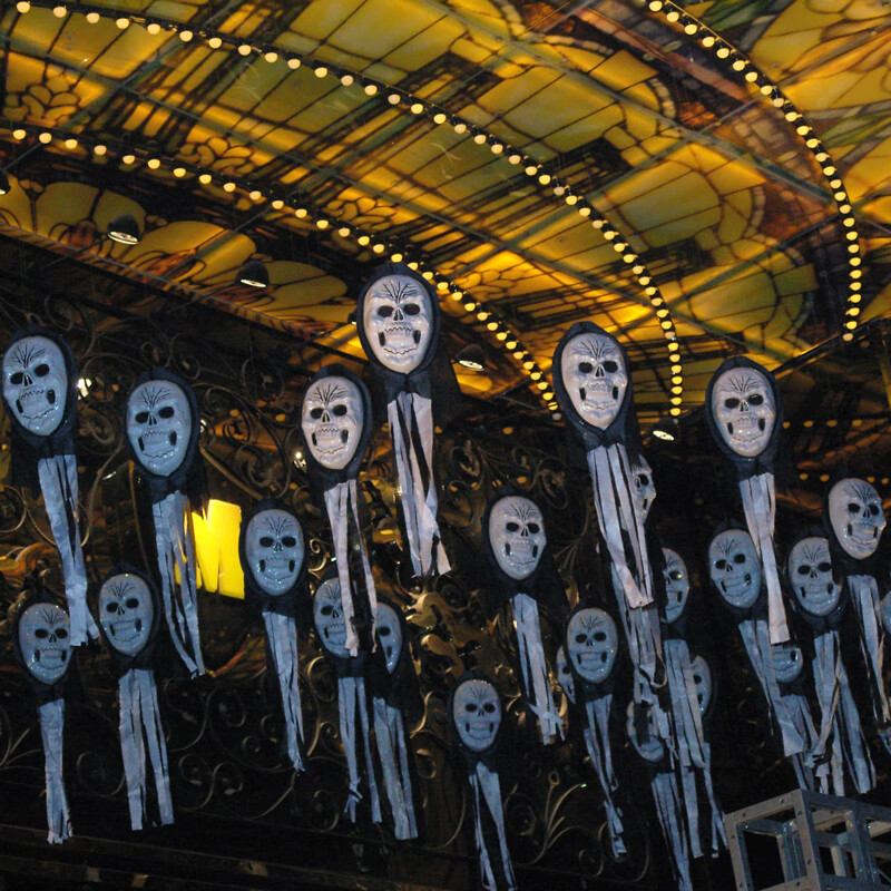 装饰用品吊鬼面具恐怖道具酒吧ktv鬼屋悬挂幽灵吊死鬼 吊鬼面具【图片