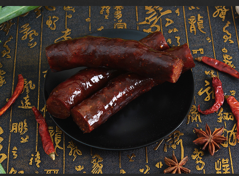 四川特产 巴山豚 麻辣香肠腊肠 500g 图15