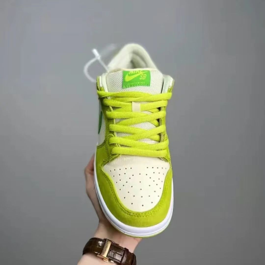 耐克联名商场同款联名aj莆田纯原高版本dunksb青苹果白绿色原版开模
