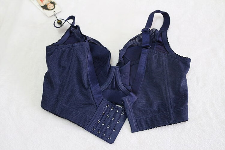 超大码全罩杯胸罩胖mm加肥加大码文胸四扣薄侧收副乳聚拢调整型大码