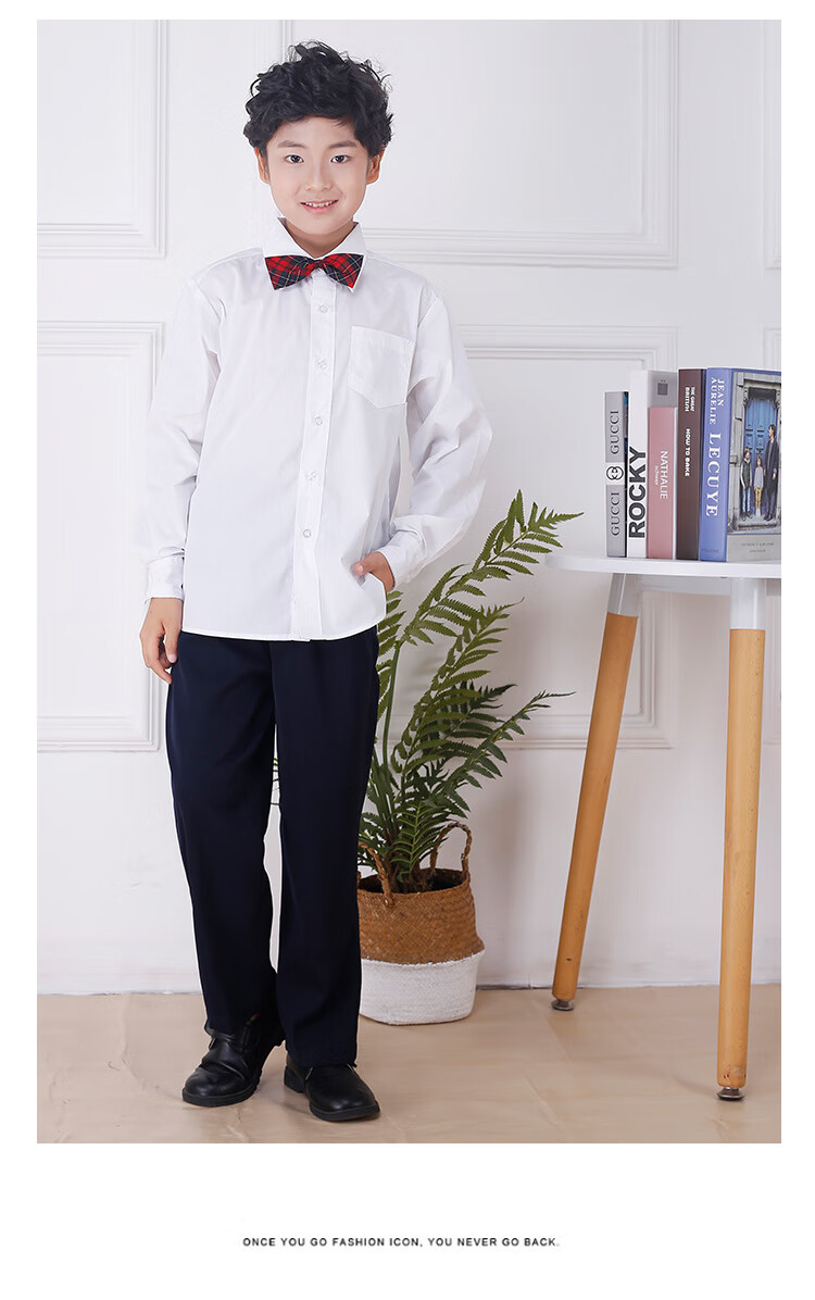 群鹊深圳小学生统一礼服冬季礼服校服套装毛衣外套长裤裙长袖衬衫男女