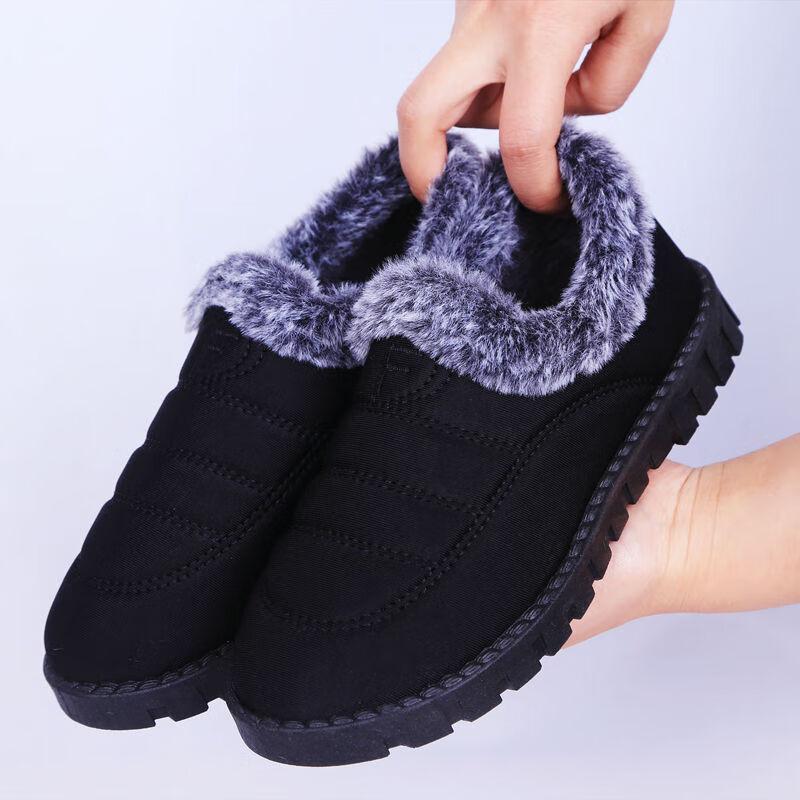 老太太棉鞋棉鞋女冬季保暖加绒加厚防水防滑中老年棉鞋雪地靴妈妈老