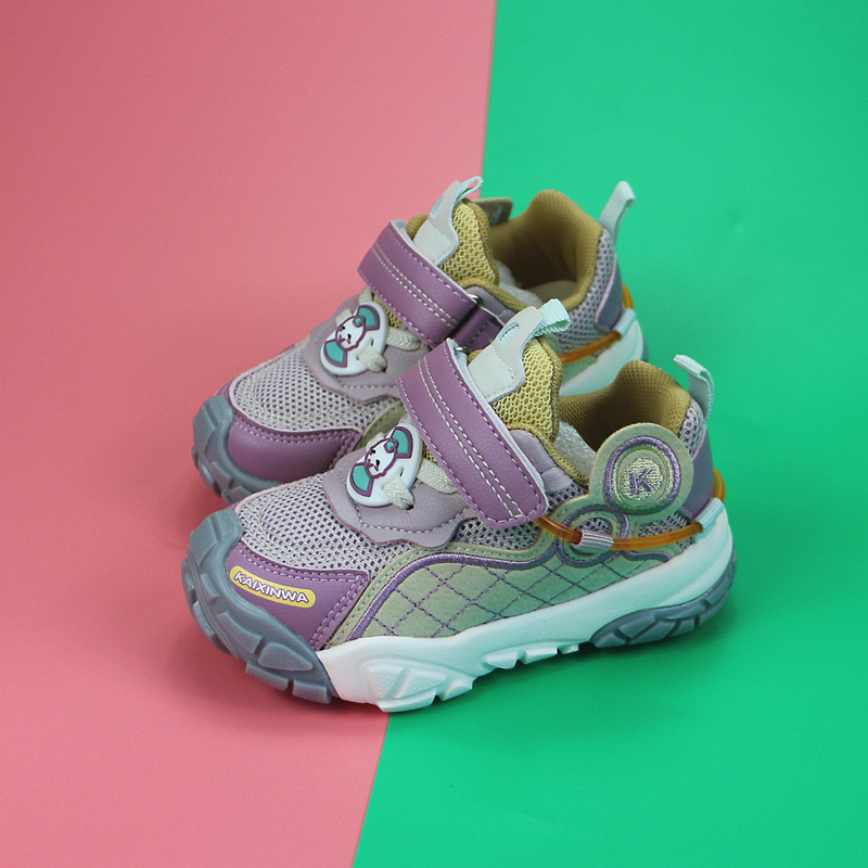 开心娃春秋款键康功能休闲宝宝鞋子减震矫正底防滑学步鞋男童女童运动