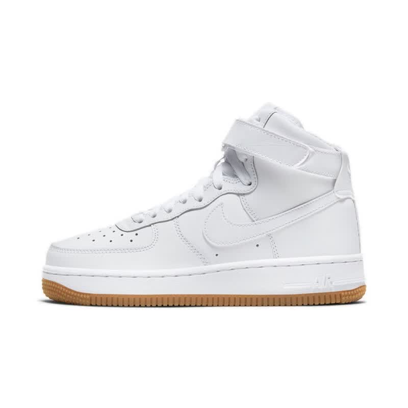 nikeairforce1af1高帮空军一号白生胶运动鞋板鞋女鞋dh105810039