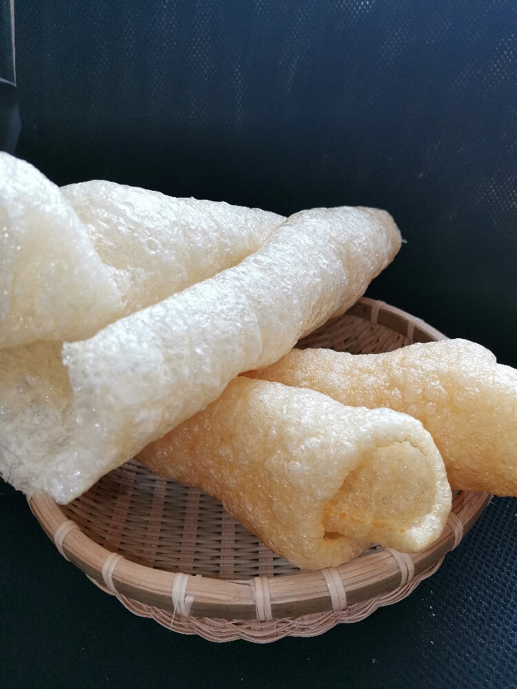 5折油炸猪皮皮肚猪肉皮干货500g凉拌响皮干煲汤江苏特产水发肉皮厚q弹