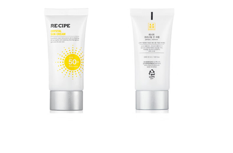 37859-【鹿晗代言】韩国RECIPE玥之秘水晶防晒喷雾女SPF50+防晒霜男女儿童军训隔离防晒 第2代水晶喷雾180ml-详情图