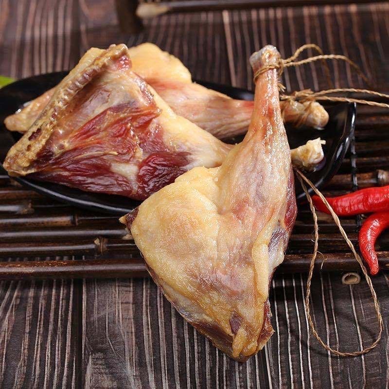 新鲜制作江西腊鸭腿咸鸭腿风干鸭腿腊鸭腊味鸭腿批 整箱 三三共6只