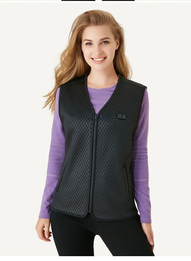 南极人品牌智能电加热衣服电热背心充电发热马甲马夹女男冬全身保暖冬