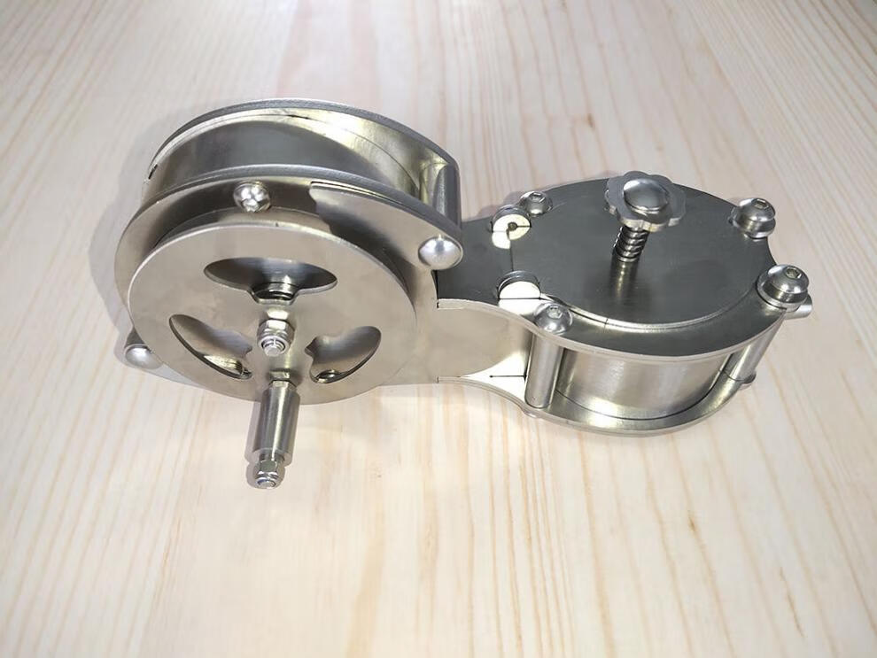 联盟使者(旗舰)不锈钢手卷式放线工地墨斗贴墙木工弹线工具 ya款手动