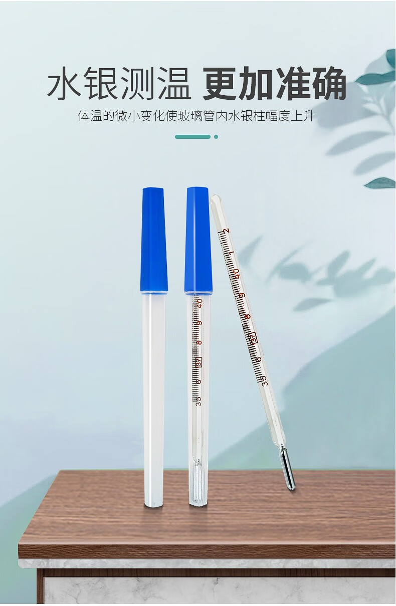 水银体温计粗款2支装【图片 价格 品牌 报价】-京东