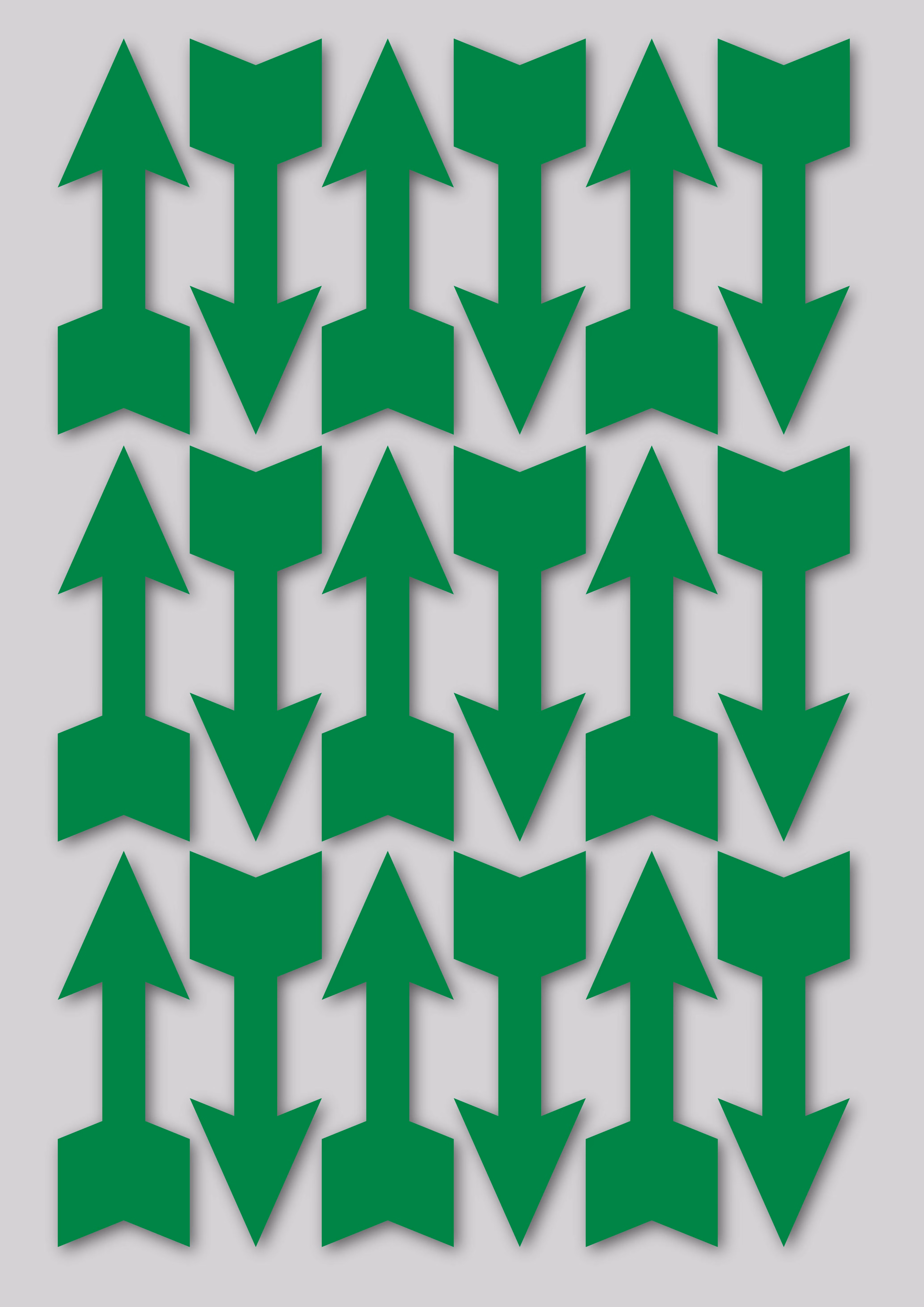 防水防油管道流向箭头贴纸不干胶方向标识标签各种形状均可定制定制