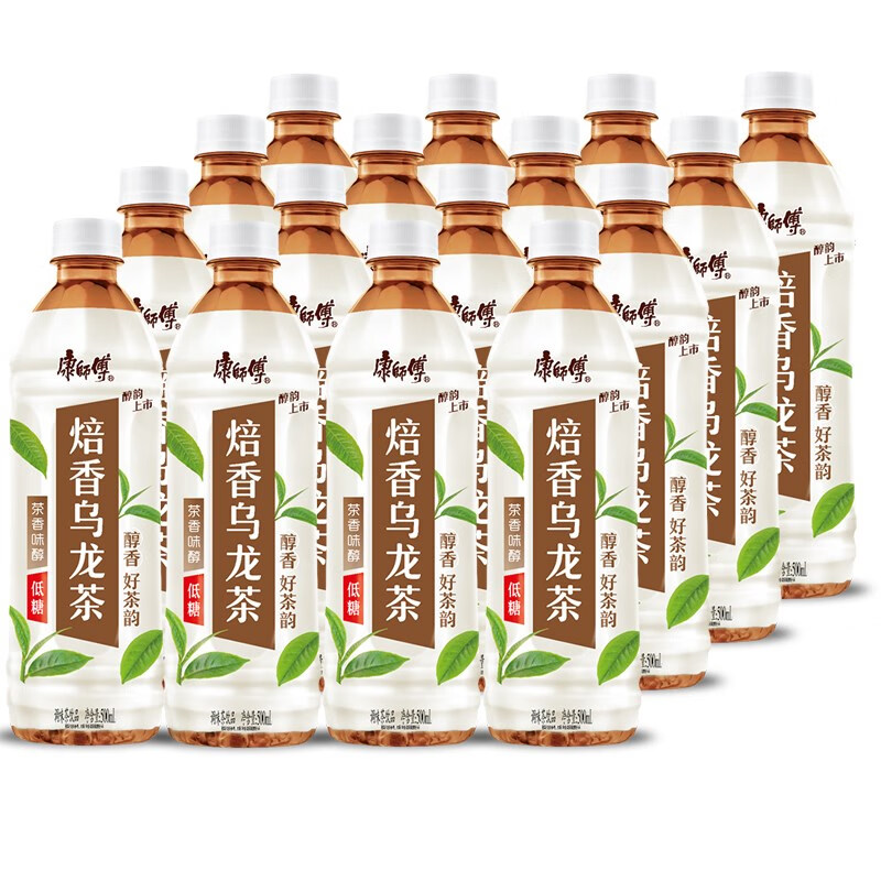 康师傅 康师傅焙香乌龙茶整箱500ml*15瓶装调味茶饮品低糖饮料夏日 焙