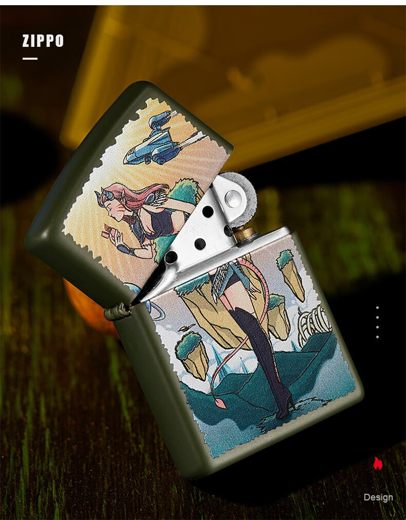 之宝zippo煤油打火机windy风中女郎星球战姬限量款限2020煤油防风火机