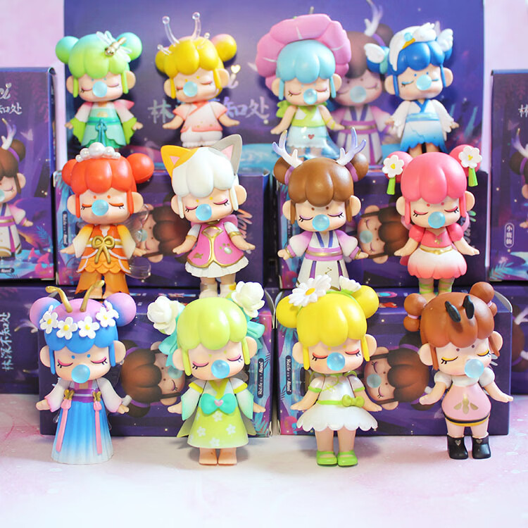 不知处今夕何夕与子成说盲盒公仔摆件女孩礼物汽车摆件 蝴蝶精【图片